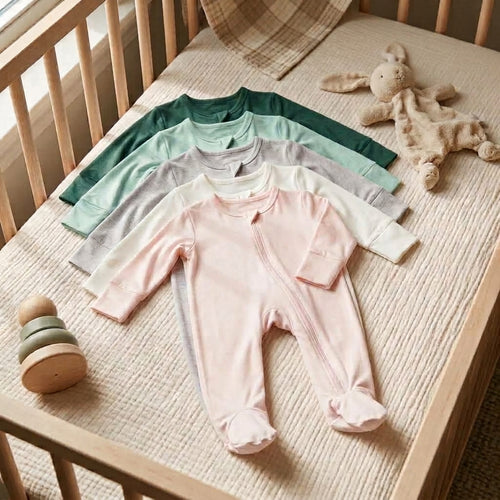 Pyjama bébé en bambou anti-eczéma